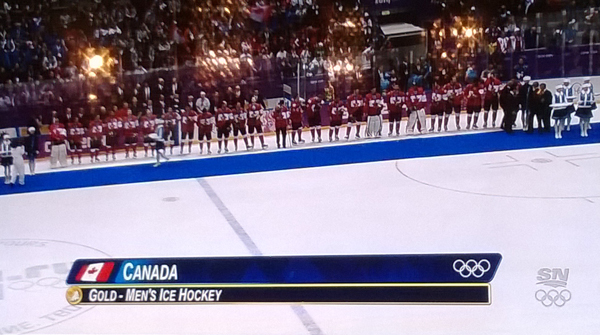 Canadian Victory - Golden Medal Ceremony